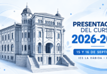 Presentación del curso 2026-2027